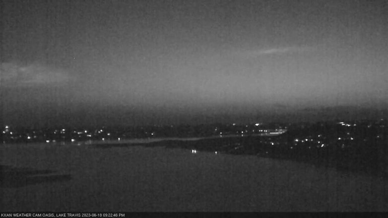 Lake Travis webcam, June 18, 2023 9:25 PM CT