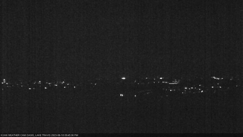 Lake Travis webcam, June 18, 2023 9:45 PM CT