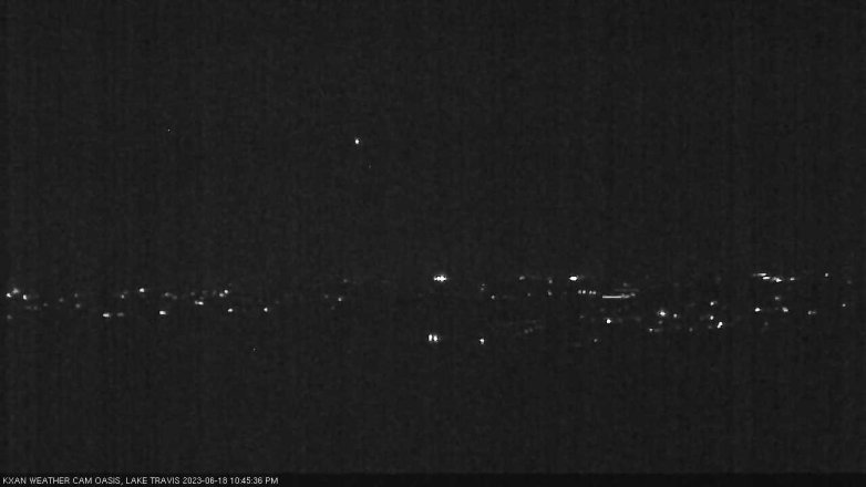 Lake Travis webcam, June 18, 2023 10:45 PM CT