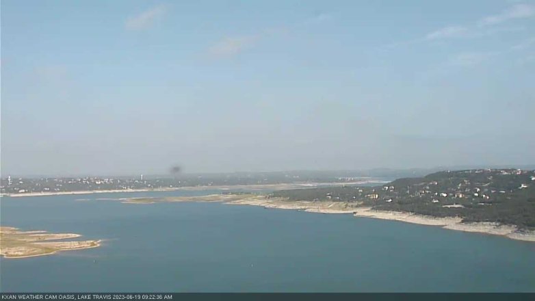 Lake Travis webcam, June 19, 2023 9:25 AM CT