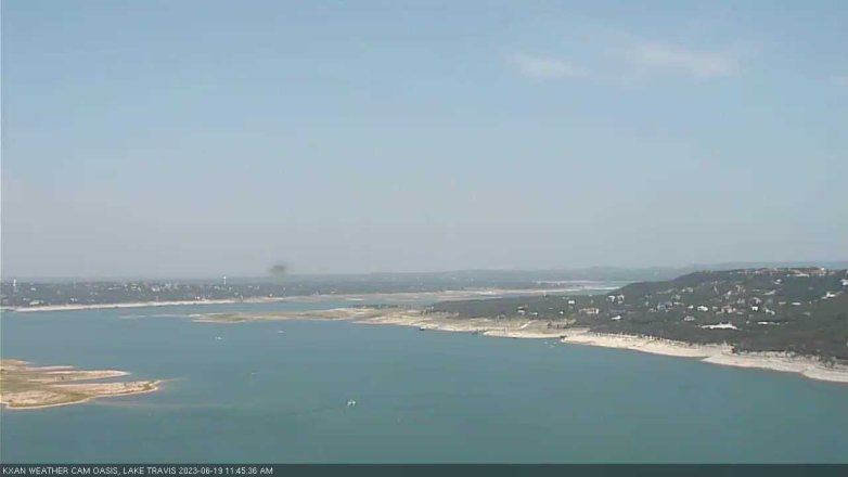 Lake Travis webcam, June 19, 2023 11:45 AM CT