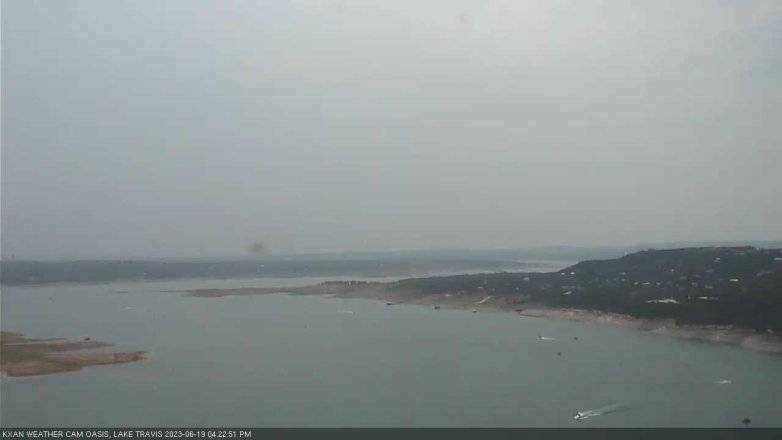 Lake Travis webcam, June 19, 2023 4:25 PM CT