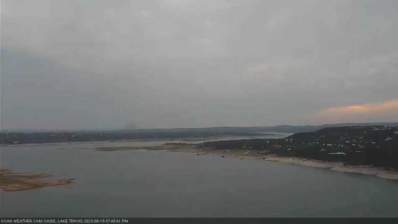 Lake Travis webcam, June 19, 2023 7:45 PM CT