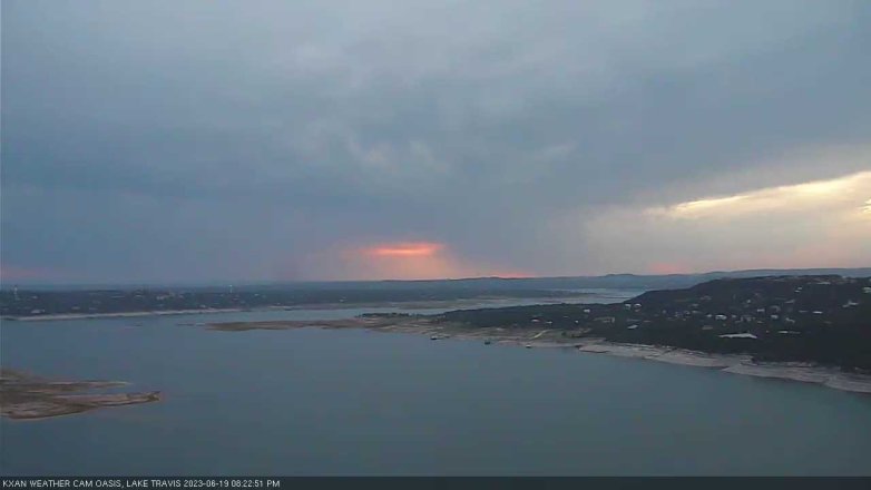 Lake Travis webcam, June 19, 2023 8:25 PM CT