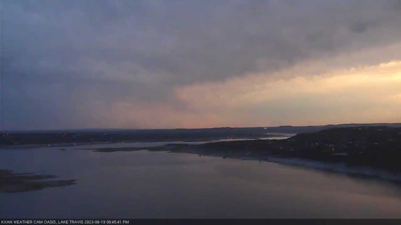 Lake Travis webcam, June 19, 2023 8:45 PM CT