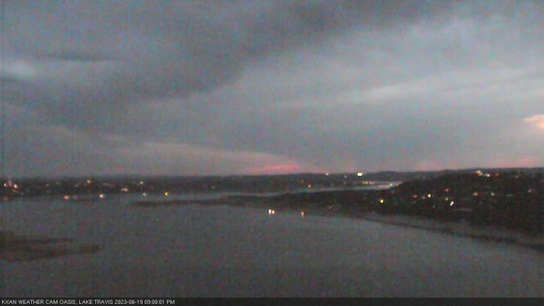 Lake Travis webcam, June 19, 2023 9:00 PM CT