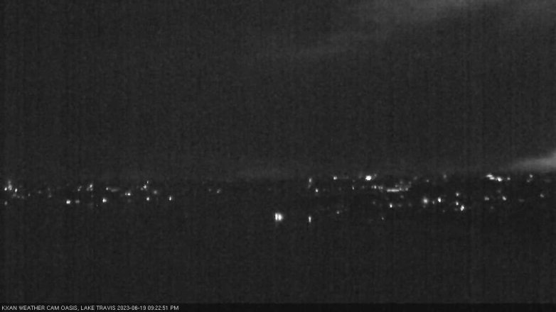 Lake Travis webcam, June 19, 2023 9:25 PM CT