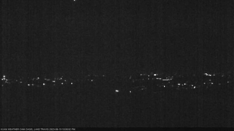 Lake Travis webcam, June 19, 2023 10:00 PM CT