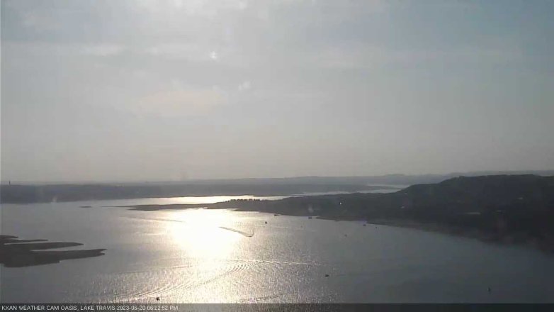 Lake Travis webcam, June 20, 2023 6:25 PM CT