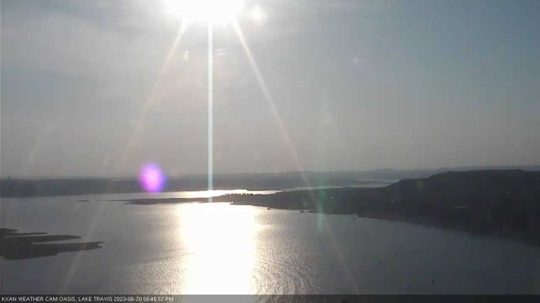 Lake Travis webcam, June 20, 2023 6:45 PM CT