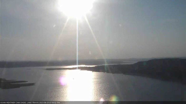 Lake Travis webcam, June 20, 2023 7:00 PM CT