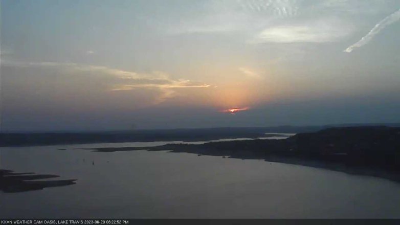 Lake Travis webcam, June 20, 2023 8:25 PM CT