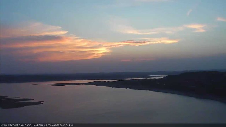 Lake Travis webcam, June 20, 2023 8:45 PM CT