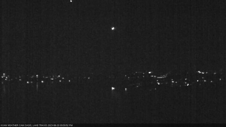 Lake Travis webcam, June 20, 2023 10:00 PM CT