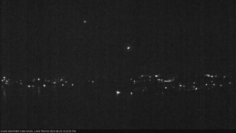 Lake Travis webcam, June 20, 2023 10:25 PM CT