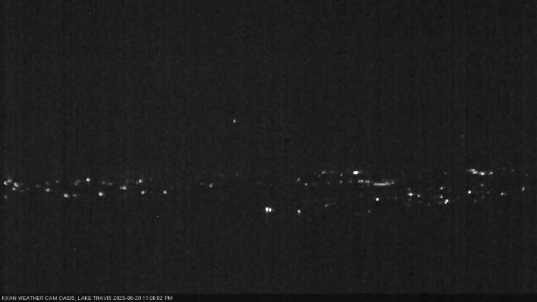 Lake Travis webcam, June 20, 2023 11:00 PM CT