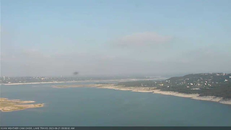 Lake Travis webcam, June 21, 2023 9:00 AM CT