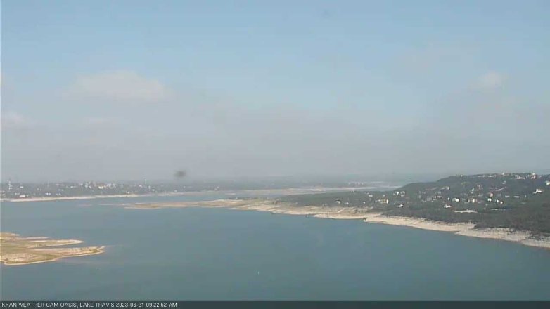 Lake Travis webcam, June 21, 2023 9:25 AM CT
