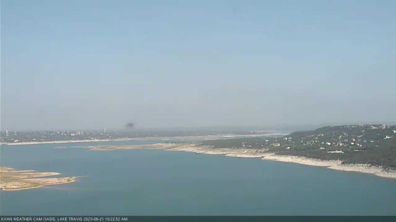 Lake Travis webcam, June 21, 2023 10:25 AM CT