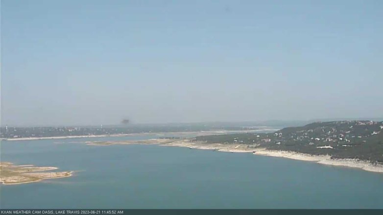 Lake Travis webcam, June 21, 2023 11:45 AM CT