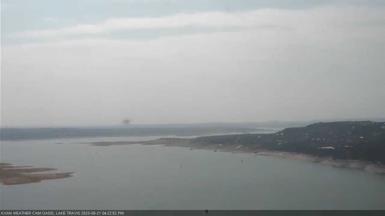 Lake Travis webcam, June 21, 2023 4:25 PM CT