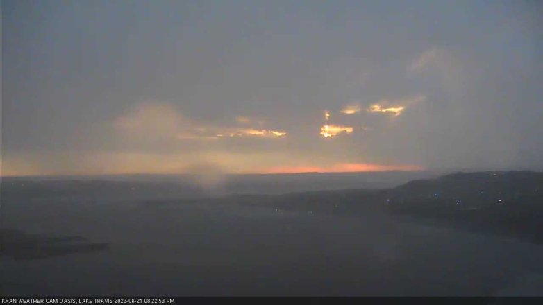 Lake Travis webcam, June 21, 2023 8:25 PM CT
