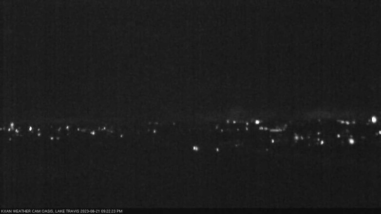 Lake Travis webcam, June 21, 2023 9:25 PM CT