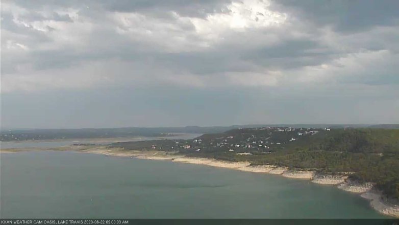 Lake Travis webcam, June 22, 2023 9:00 AM CT