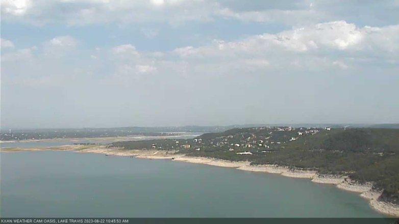 Lake Travis webcam, June 22, 2023 10:45 AM CT