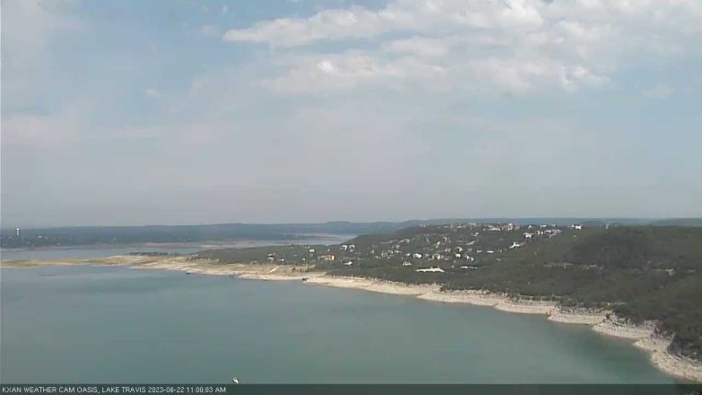 Lake Travis webcam, June 22, 2023 11:00 AM CT