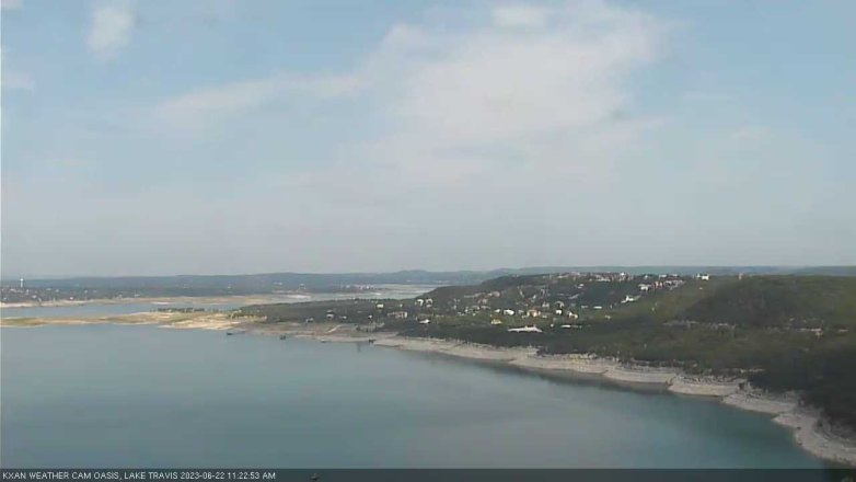 Lake Travis webcam, June 22, 2023 11:25 AM CT