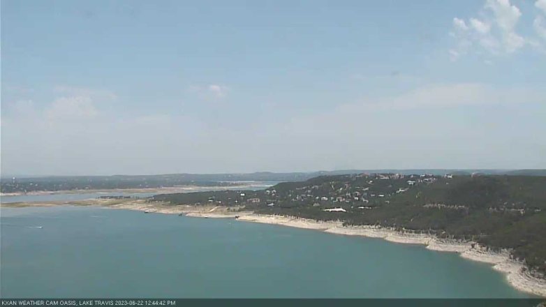 Lake Travis webcam, June 22, 2023 12:45 PM CT