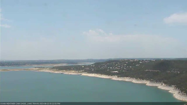Lake Travis webcam, June 22, 2023 1:25 PM CT