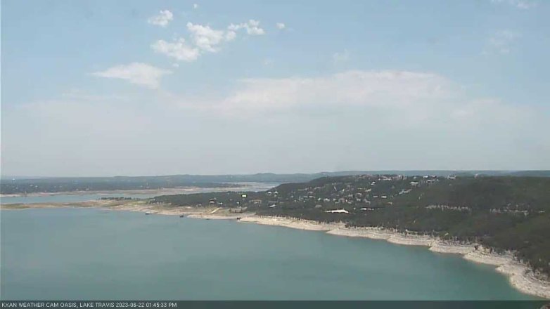 Lake Travis webcam, June 22, 2023 1:45 PM CT