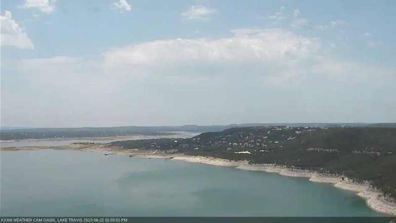 Lake Travis webcam, June 22, 2023 2:00 PM CT