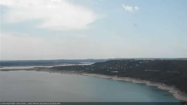 Lake Travis webcam, June 22, 2023 3:00 PM CT