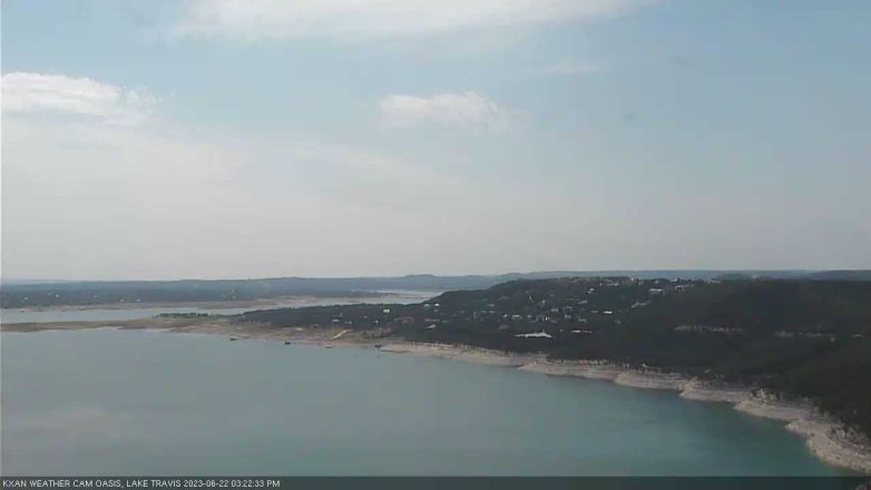 Lake Travis webcam, June 22, 2023 3:25 PM CT