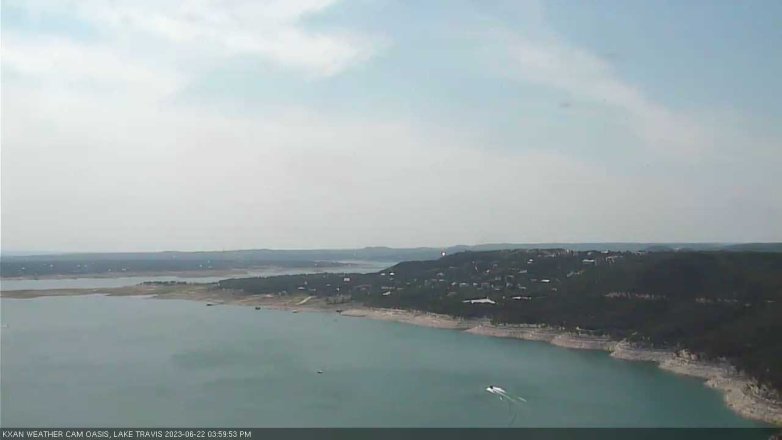 Lake Travis webcam, June 22, 2023 4:00 PM CT