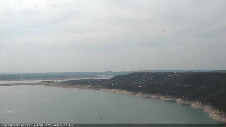 Lake Travis webcam, June 22, 2023 4:45 PM CT