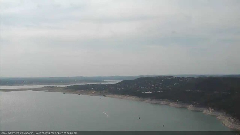 Lake Travis webcam, June 22, 2023 5:00 PM CT