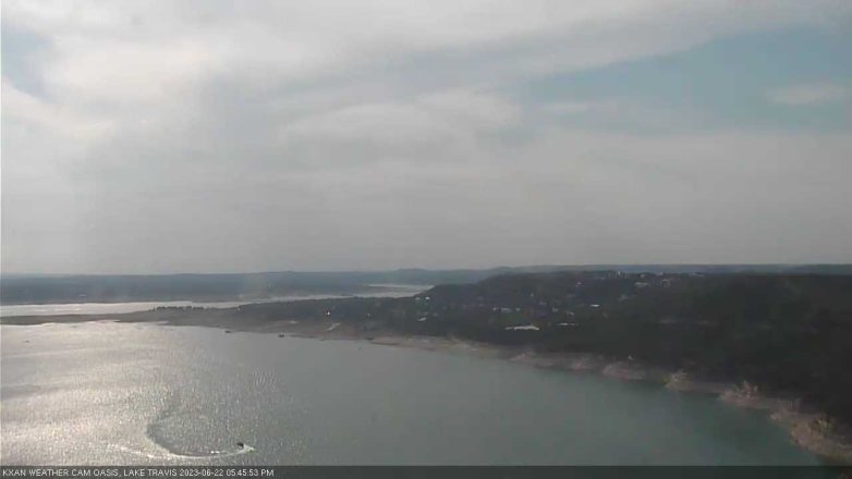 Lake Travis webcam, June 22, 2023 5:45 PM CT