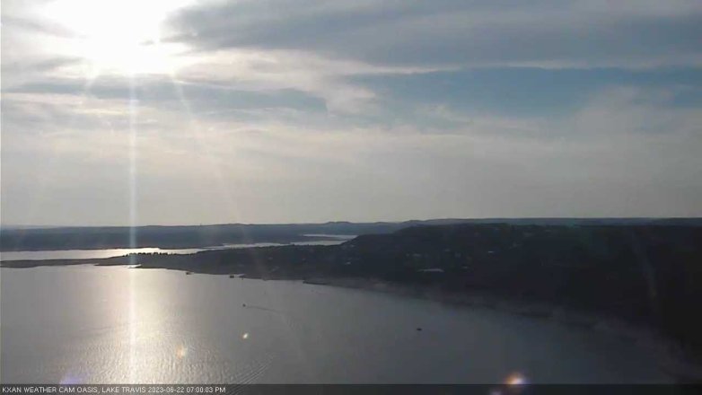 Lake Travis webcam, June 22, 2023 7:00 PM CT