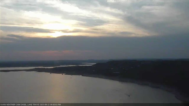 Lake Travis webcam, June 22, 2023 8:00 PM CT