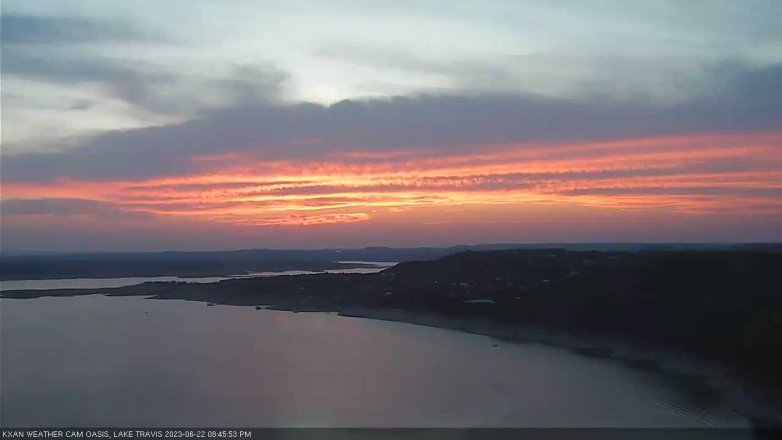 Lake Travis webcam, June 22, 2023 8:45 PM CT