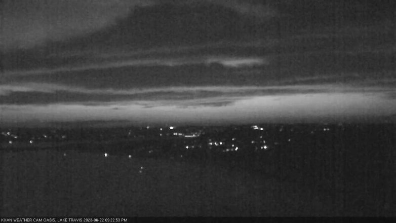 Lake Travis webcam, June 22, 2023 9:25 PM CT