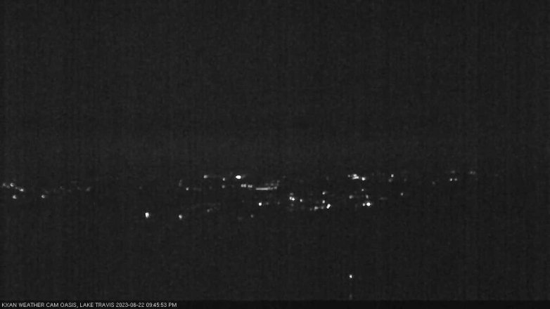Lake Travis webcam, June 22, 2023 9:45 PM CT