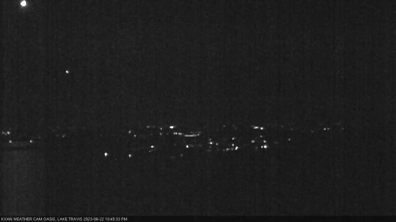 Lake Travis webcam, June 22, 2023 10:45 PM CT