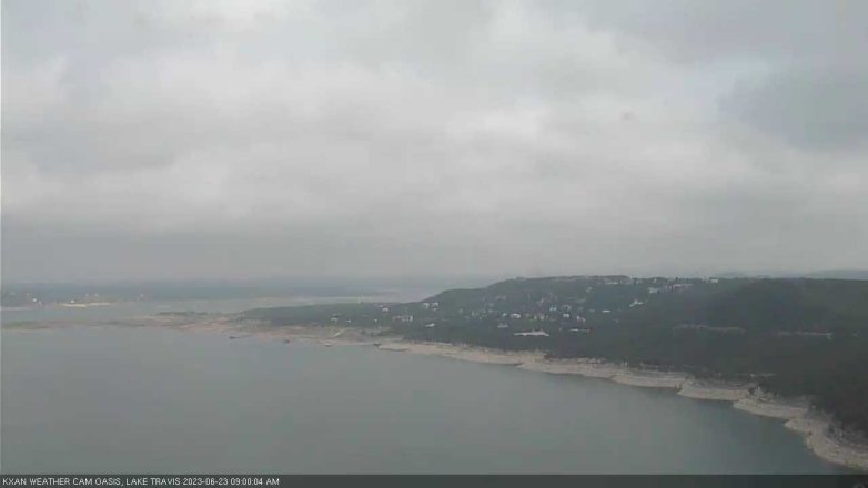 Lake Travis webcam, June 23, 2023 9:00 AM CT