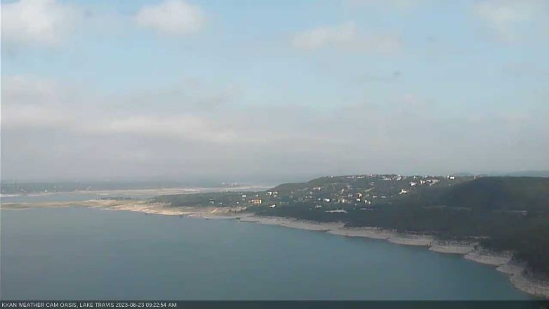 Lake Travis webcam, June 23, 2023 9:25 AM CT