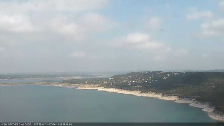 Lake Travis webcam, June 23, 2023 10:00 AM CT